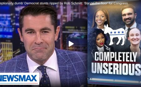 'Exceptionally dumb' Democrat stunts ripped by Rob Schmitt: 'Bar on the floor' for Congress